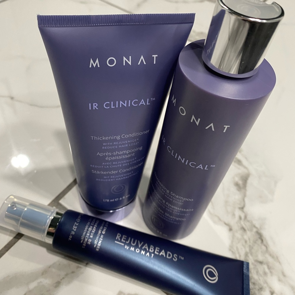 MONAT IR Clinical Shampoo & Conditioner w FREE REJUVABEADS💜